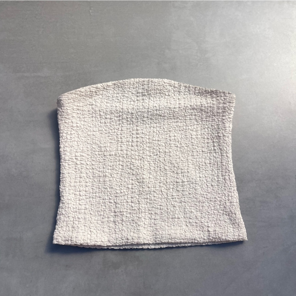 J. Crew Bubble knit tube top